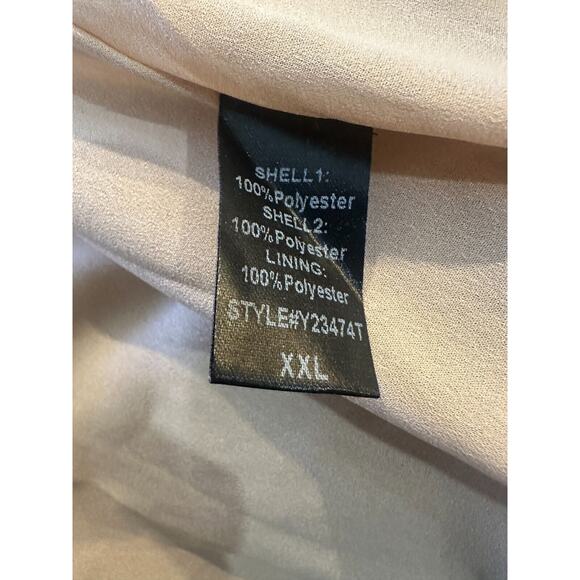 *Flawed Tuckernuck Pomander Place Coco Tweed Bow Mini Shift Dress Tan Size XXL - Picture 11 of 16